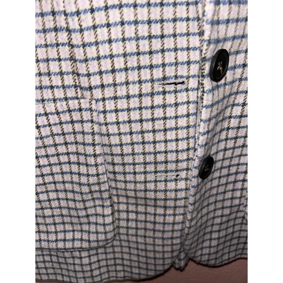 Rails Women's Windsor Plaid Blazer size S Mini Check Plaid Wool Blend - Picture 5 of 12